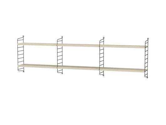 Sovrum, paket E från String - Svart - ask - Jacobsen Plus