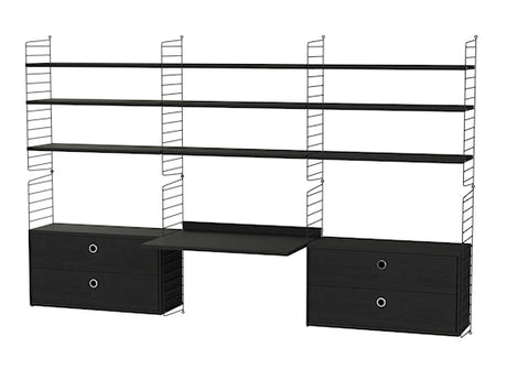 Kontor, paket F från String - Vit - vit - Jacobsen Plus