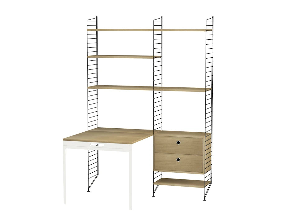 Kontor, paket E från String - Svart - eg - Jacobsen Plus