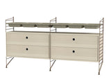Sovrum, bundle G från String - Brun - ask - Jacobsen Plus