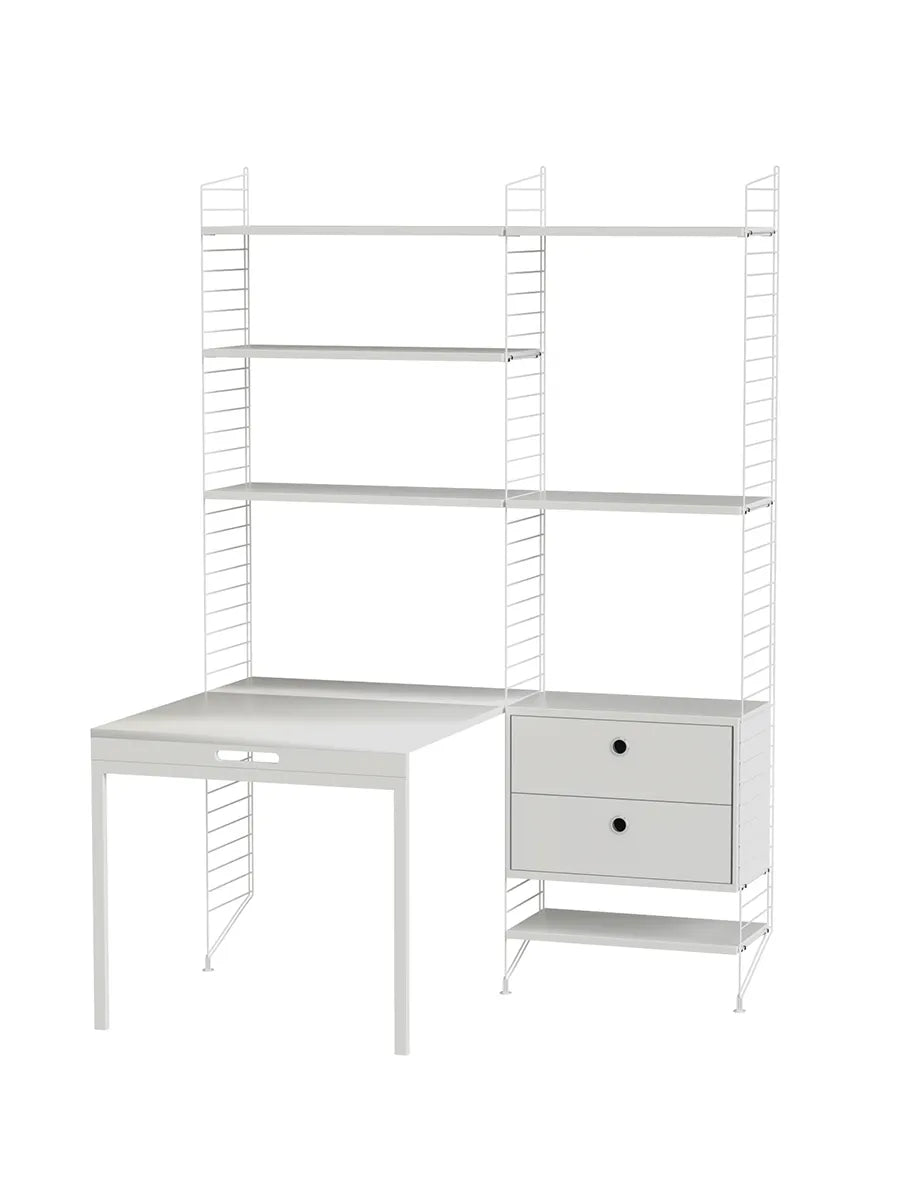Kontor, paket E från String - Vit - vit - Jacobsen Plus