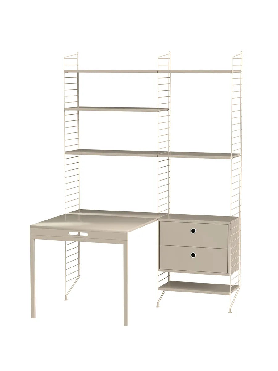 Kontor, paket E från String - Beige - beige - Jacobsen Plus