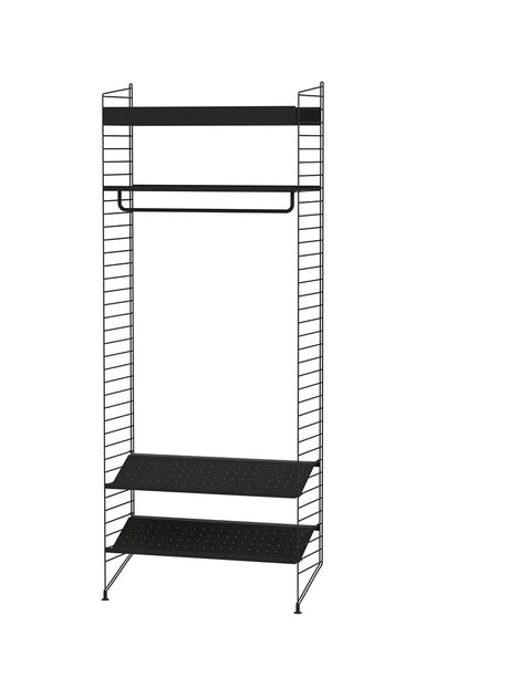 Hallway L, entrébokhylla från String Furniture - Black - Jacobsen Plus