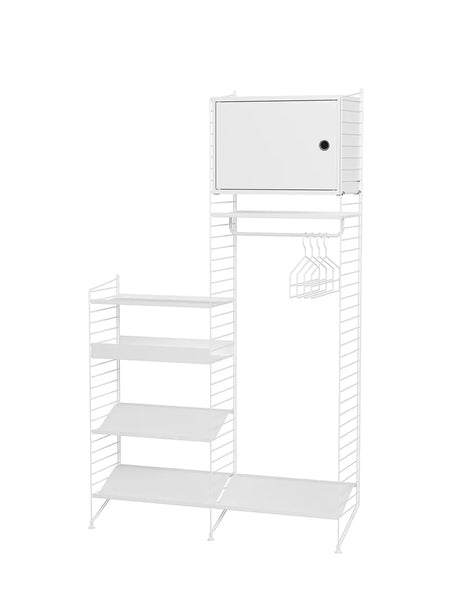 Hallway U, entrébokhylla från String Furniture - Black - Jacobsen Plus