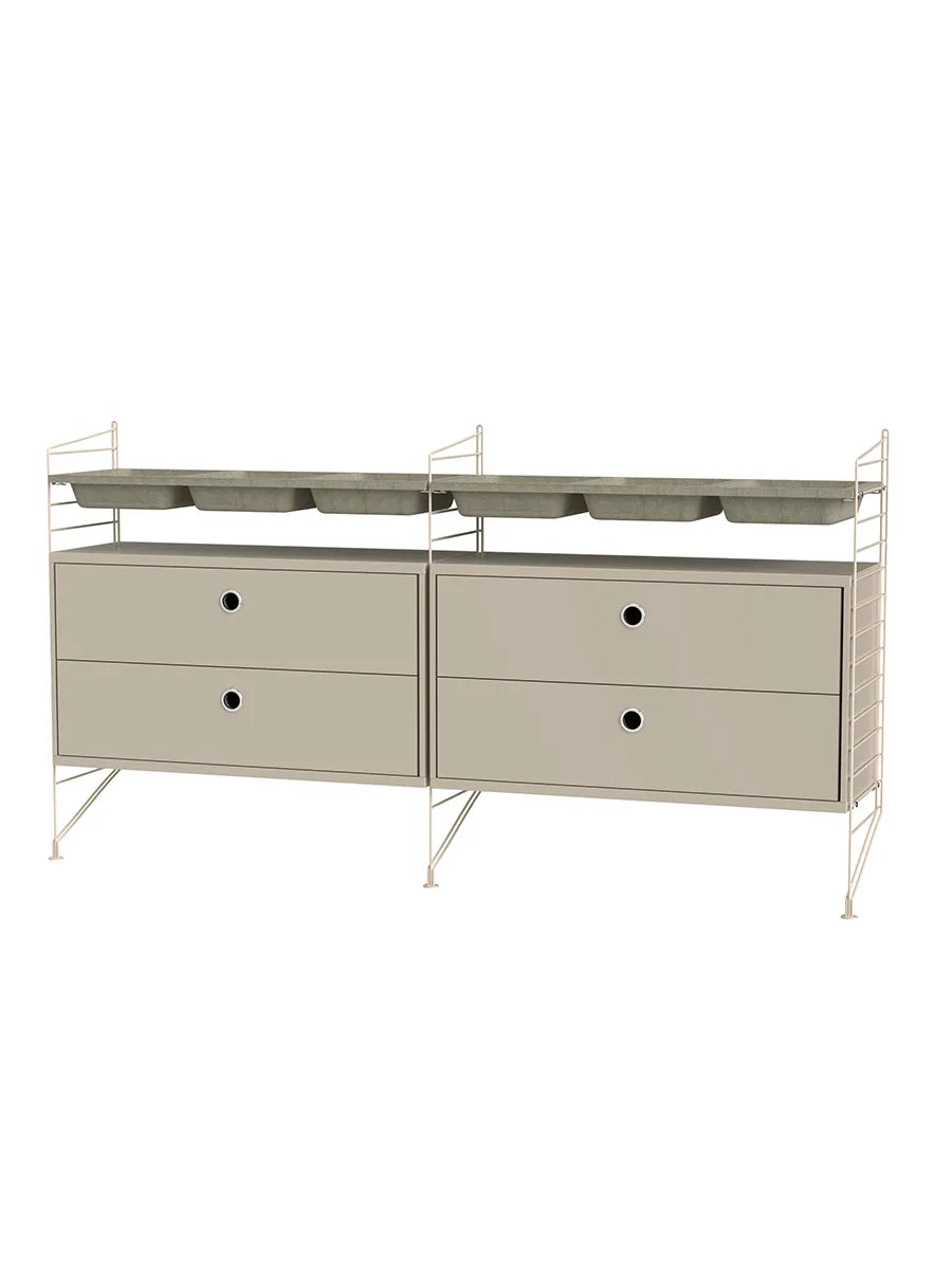 Sovrum, bundle G från String - Beige - beige - Jacobsen Plus