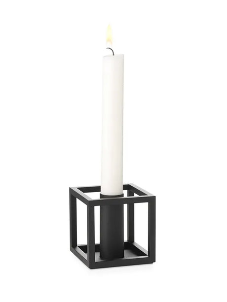 Kubus 1 Ljusstake, svart från Audo Copenhagen - Jacobsen Plus