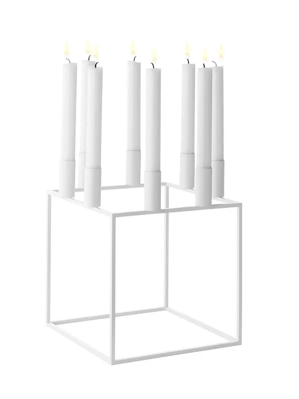 Kubus 8 Ljusstake, vit från Audo Copenhagen - 1 - Jacobsen Plus