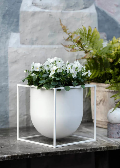 Kubus Flowerpot 23, vit från Audo Copenhagen - 2 - Jacobsen Plus