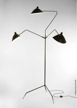 Golvlampa med 3 lamphuvuden/armar av Serge Mouille - 2 - Jacobsen Plus