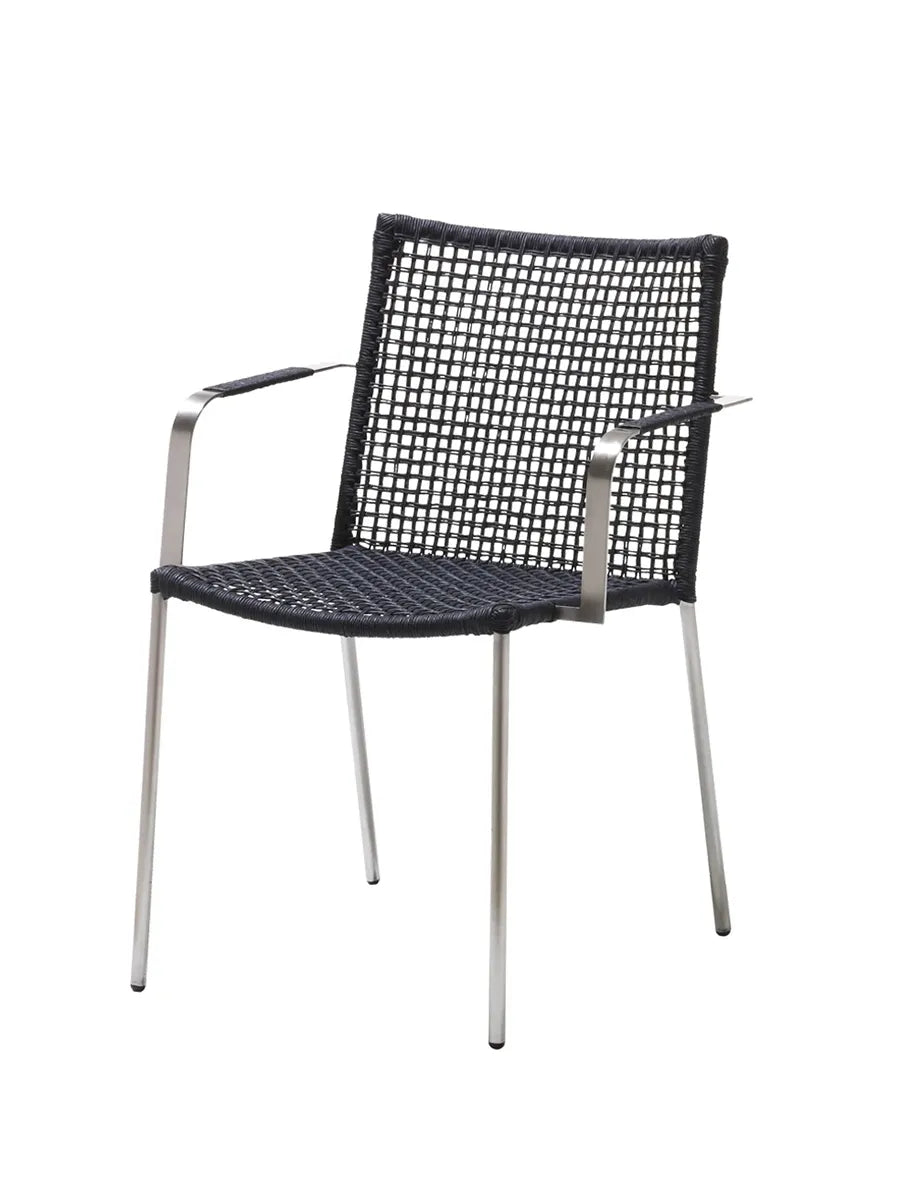 Straw Stol med armstöd, rep från Cane-line - 1 - Jacobsen Plus