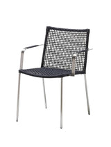 Straw Stol med armstöd, rep från Cane-line - 1 - Jacobsen Plus
