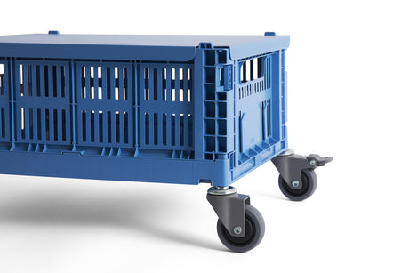 Colour crate i metall, låg, medium från Hay - Blush - Jacobsen Plus