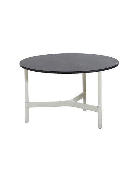 Twist Soffbord, medium från Cane-line - Lava grey / White (Hi-Core) - Jacobsen Plus
