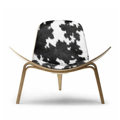 CH07 Skalstol, oljad ek/kohud, svart av Hans J. Wegner - 1 - Jacobsen Plus