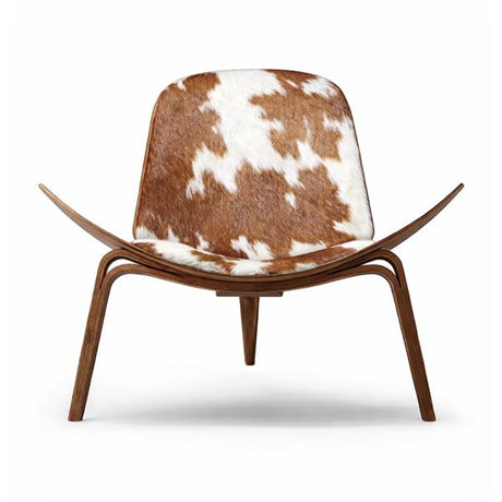 CH07 Skalstol, valnöt olja/kohud, brun av Hans J. Wegner - 1 - Jacobsen Plus