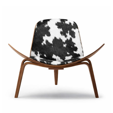 CH07 Skalstol, valnöt olja/koskinn, svart av Hans J. Wegner - 1 - Jacobsen Plus