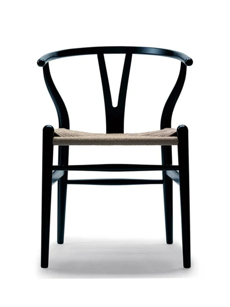 Y-stol CH24, svart bok av Hans J. Wegner - 1 - Jacobsen Plus