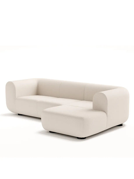 Plump Soffa 2,5 pers med schäslong, elle 0200 från Tom Dixon - Jacobsen Plus