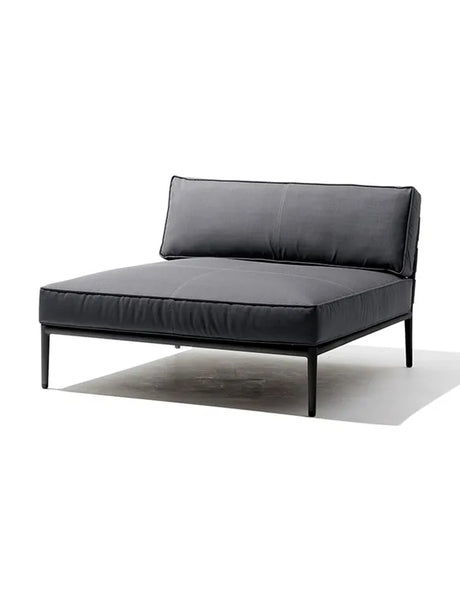 Conic Daybed Modul inkl. dynset från Cane-line - Light grey - Jacobsen Plus