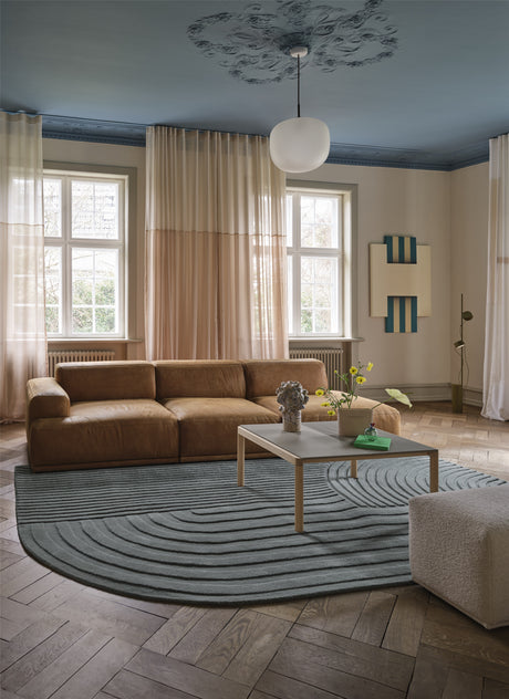Connect Soft Modulär 3 pers. soffa, kombination 1 från Muuto - Re-Wool 128 - Jacobsen Plus