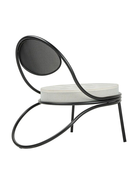 Copacabana loungestol, svart halvmatt från GUBI - 5 - Jacobsen Plus