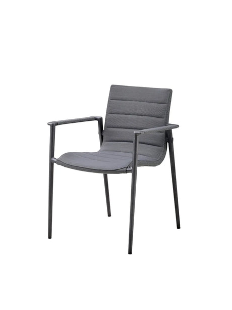 Core Stol med armstöd från Cane-line - Grå / Grå, Cane-line AirTouch - Jacobsen Plus