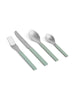 MVS Cutlery Set med 4, grön från Hay