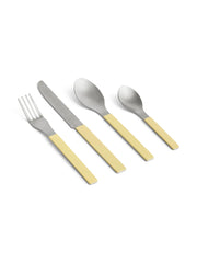 MVS Cutlery Set med 4, gul från HAY