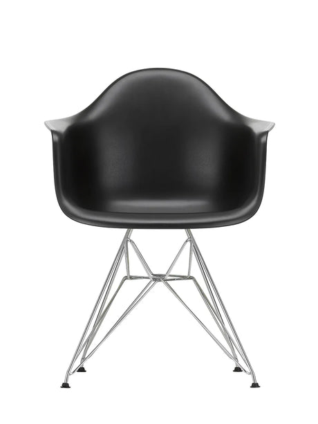 Eames Plastic Armchair DAR, förkromad från Vitra - Mustard - Jacobsen Plus