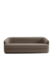 Covent Djup 3-sitssoffa, mörk taupe från New Works