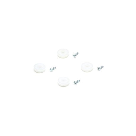 Bendup till Eames stolar, 4 st. - Til DSW-DAW, vit plast - Jacobsen Plus