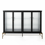 Dowry I skåp, Onyx ek, frostat glas från Stellar Works - 1 - Jacobsen Plus
