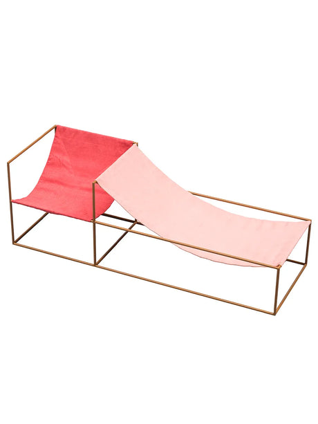 Duo Seat, röd/rosa från Valerie Objects - Jacobsen Plus