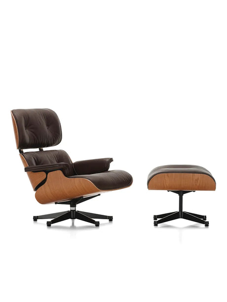 Eames Lounge Chair inkl. Fotpall från Vitra - Mørk valnød - Jacobsen Plus