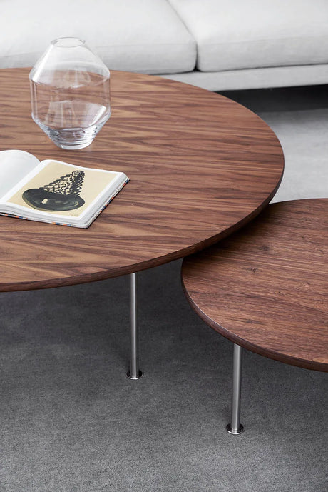 Wegner Ox Table från Fredericia Furniture - Ø80 cm / Ek - oliebehandlet / H: 35 cm - Jacobsen Plus