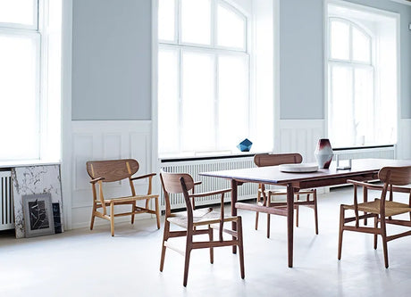 CH327 Matbord, 190 cm från Carl Hansen & Søn - Ek / Såpa - Jacobsen Plus
