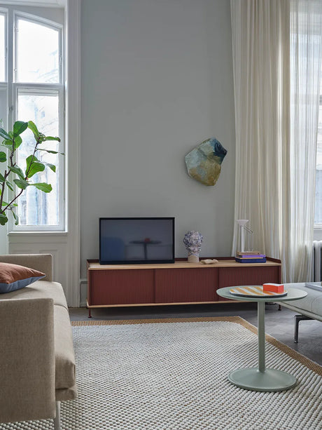 Enfold Sideboard, 186 x 45 cm från Muuto - Black - Jacobsen Plus