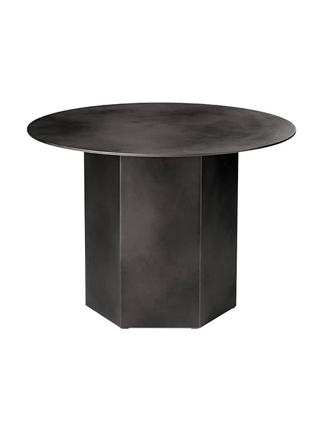 Epic soffbord Ø60 cm, steel från GUBI - Earthy Red Steel - Jacobsen Plus