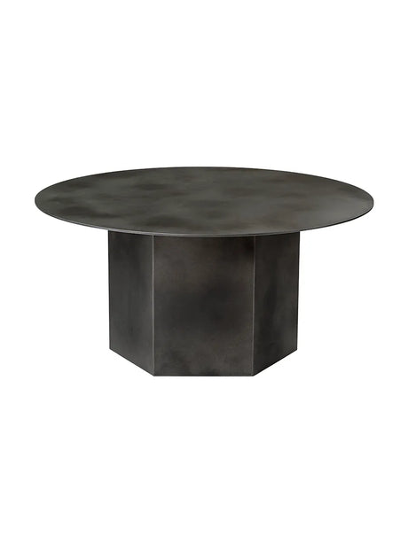 Epic soffbord Ø80 cm, Steel från GUBI - Earthy Red Steel - Jacobsen Plus
