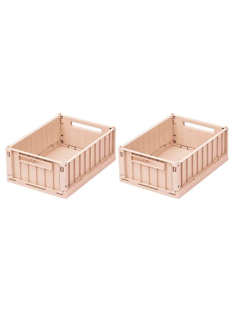Weston Storage Box, rosa från Liewood - Small - 2 stk. - Jacobsen Plus