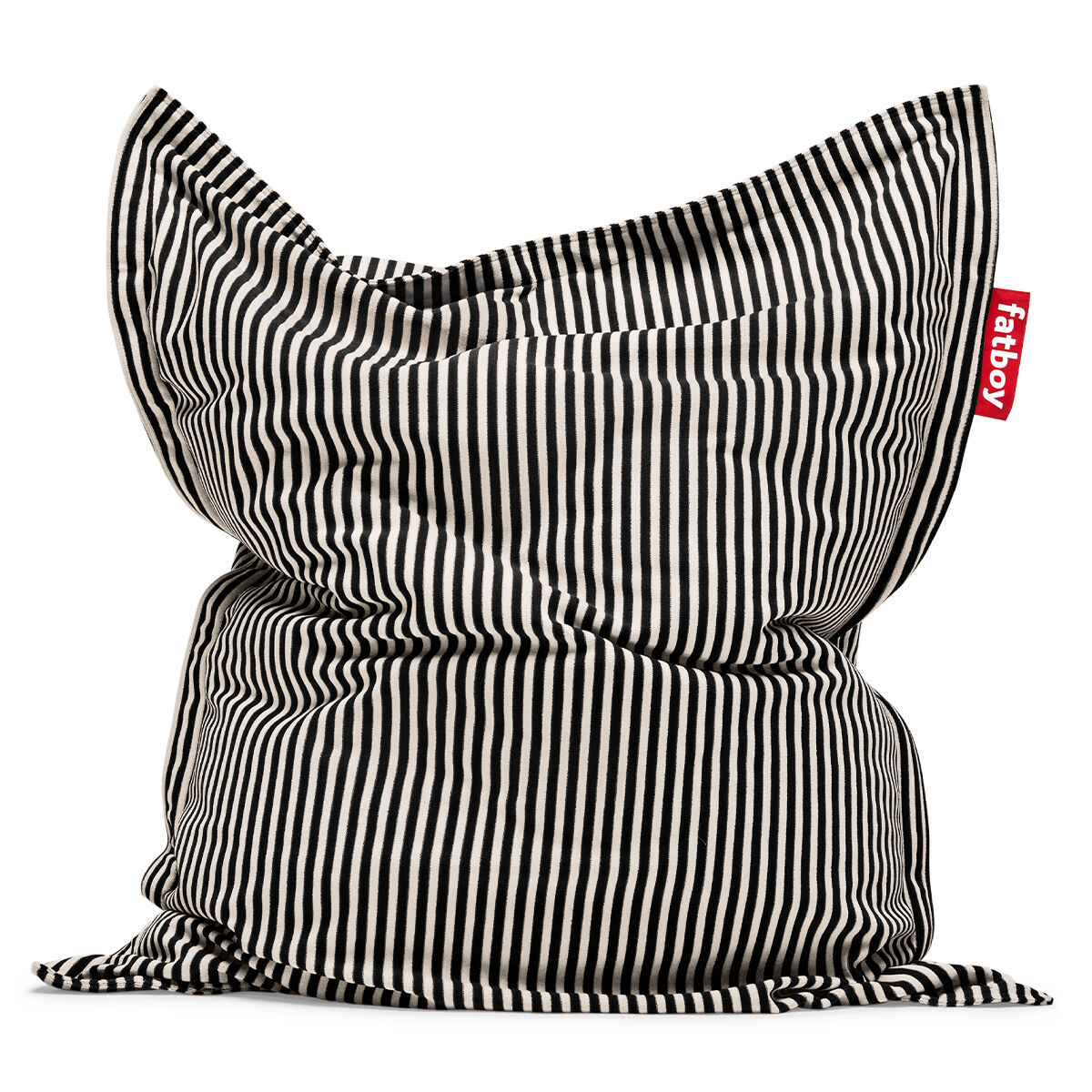 Original Slim Terry Sittsäck från Fatboy - Black creme - Jacobsen Plus