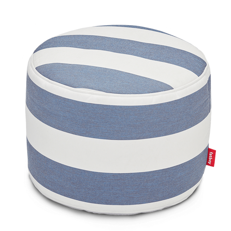 Point outdoor - Sittpuff från Fatboy - Stripe Ocean Blue - Jacobsen Plus