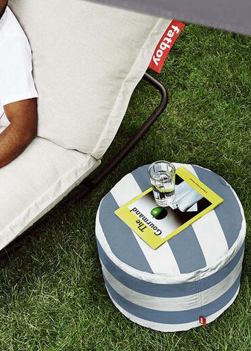 Point outdoor - Sittpuff från Fatboy - Stripe Ocean Blue - Jacobsen Plus