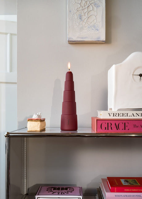 Fatboy - Spire ljusstake, step - Plum - Jacobsen Plus