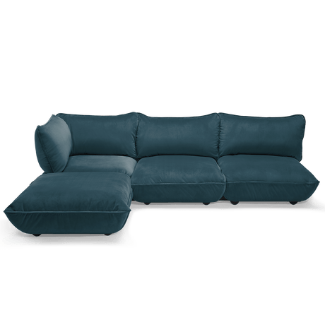 Sumo Sofa Hörn från Fatboy - Velvet Recycled Deep Green - Jacobsen Plus