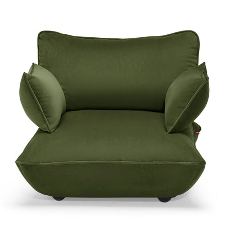 Sumo Sofa tvåsitssoffa från Fatboy - Velvet Recycled Deep Green - Jacobsen Plus