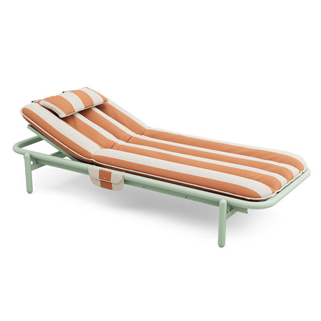 Sunbun Daybed från Fatboy - Terracotta / Stripe Orange Creme - Jacobsen Plus