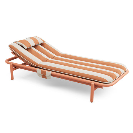 Sunbun Daybed från Fatboy - Terracotta / Stripe Orange Creme - Jacobsen Plus