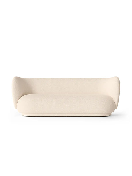 Rico Soffa 3 Bouclé, offwhite från Ferm Living - Jacobsen Plus