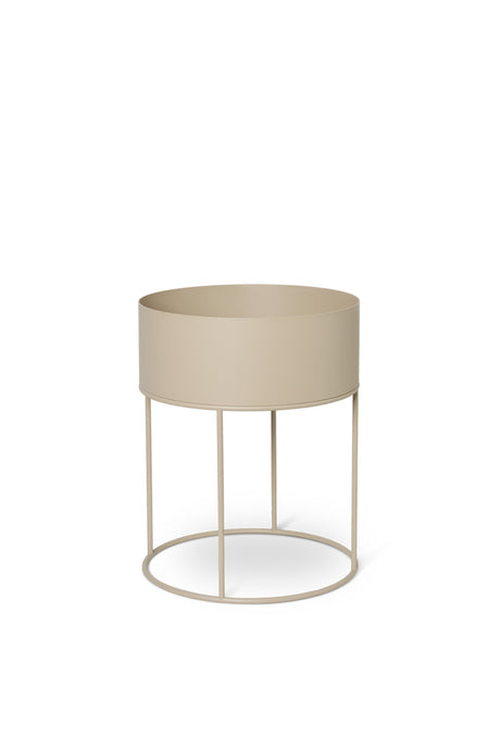 Plant Box Round från Ferm Living - Black - Jacobsen Plus